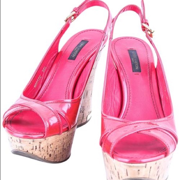Louis Vuitton Shoes - Louis Vuitton sling back wedges